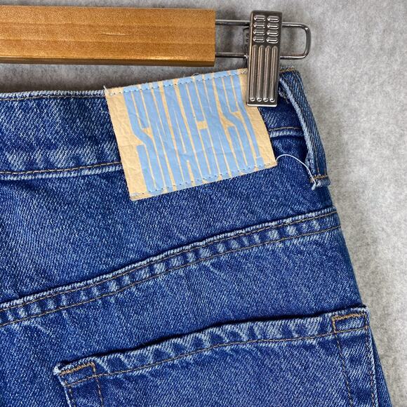 Mother Jeans Women's Size 27 Snacks The Lunch Line Sneak Fray in Yummy Wide Leg - Picture 9 of 12